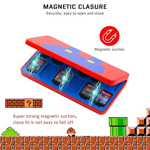 Miniatura 3 de GLDRAM Funda para tarjetas de juego para Nintendo Switch 2NSLiteOLED, funda de juego de forro suave con 24 ranuras de juego y 24 ranuras para