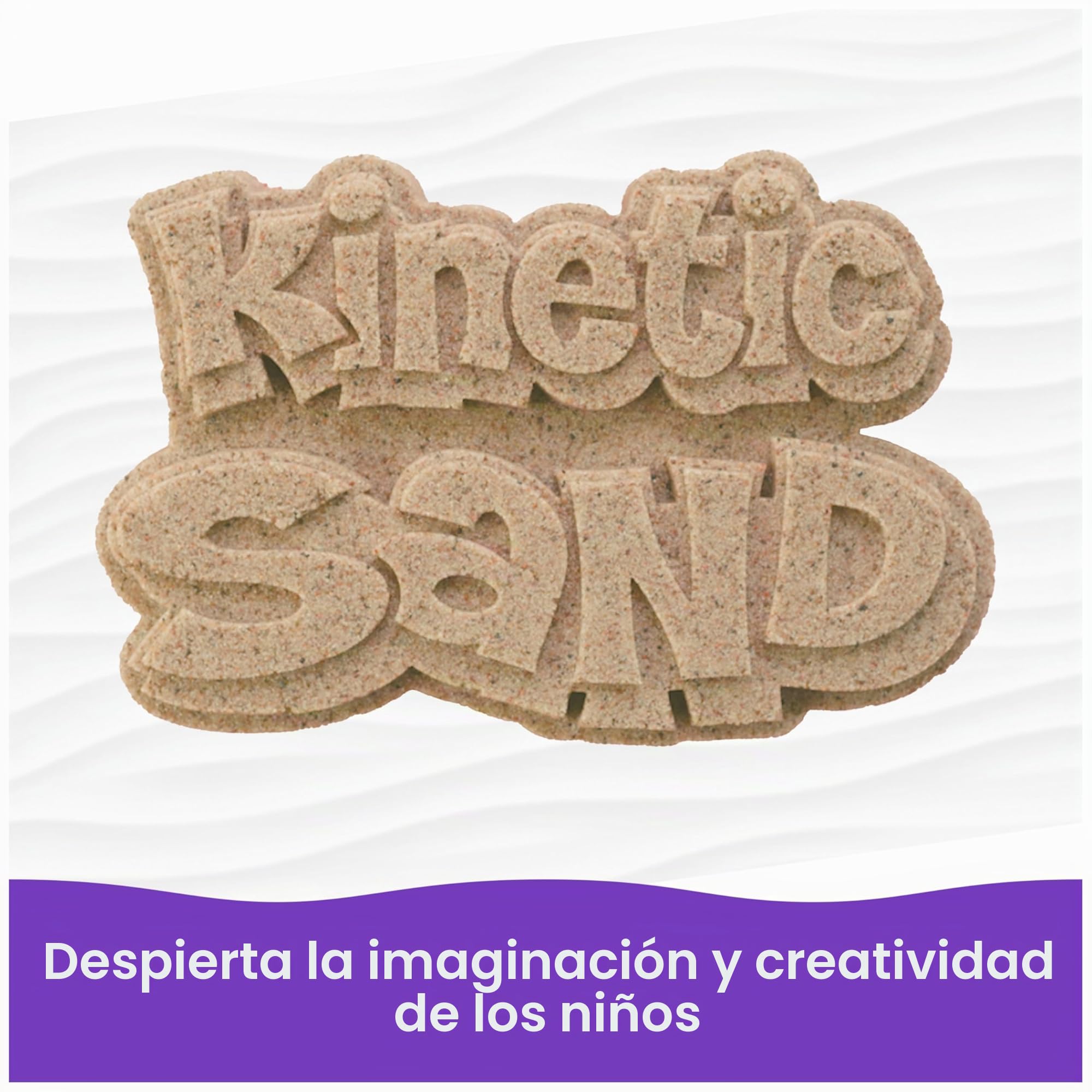 Kinetic Sand 5 kg – Arena cinética mágica Original de Suecia, marrón Natural, conocida en Jardines de Infancia, para Juegos en Interiores relajados y creativos para niños a Partir de 3 años