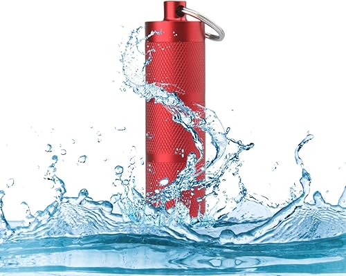 Miniatura 5 de Paquete de 2 llaveros para pastillas, negro y rojo vino