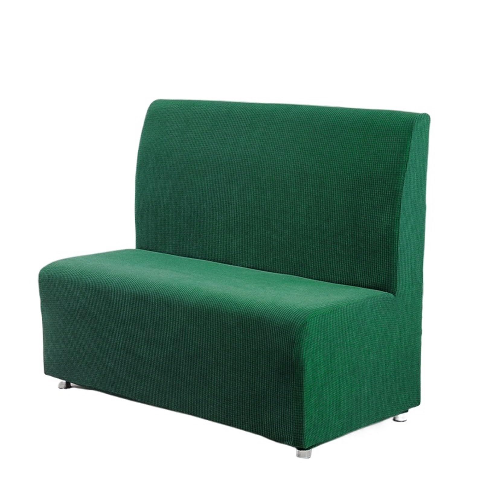 DHYUACN Armless Sofa Slipcover Armless Sofa Cover Elastic Thickened Corn Velvet Hotel Restaurant Stretch Covers Slipcovers(Color 14)