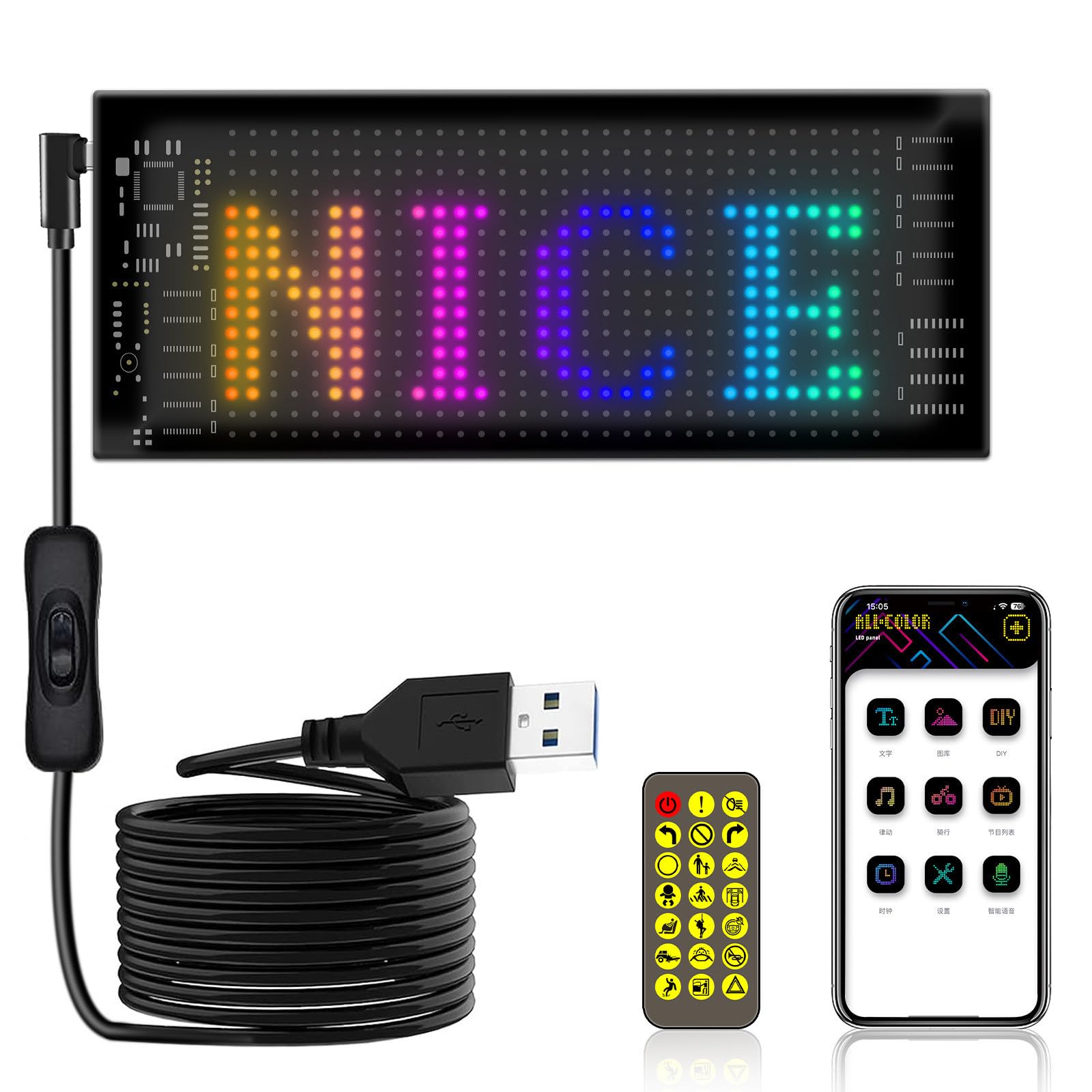 Programmable Led Eye Kit Electric Eyes For My Car 2PCS Eyes Light For Cars,Programmable LED Eyes ...
