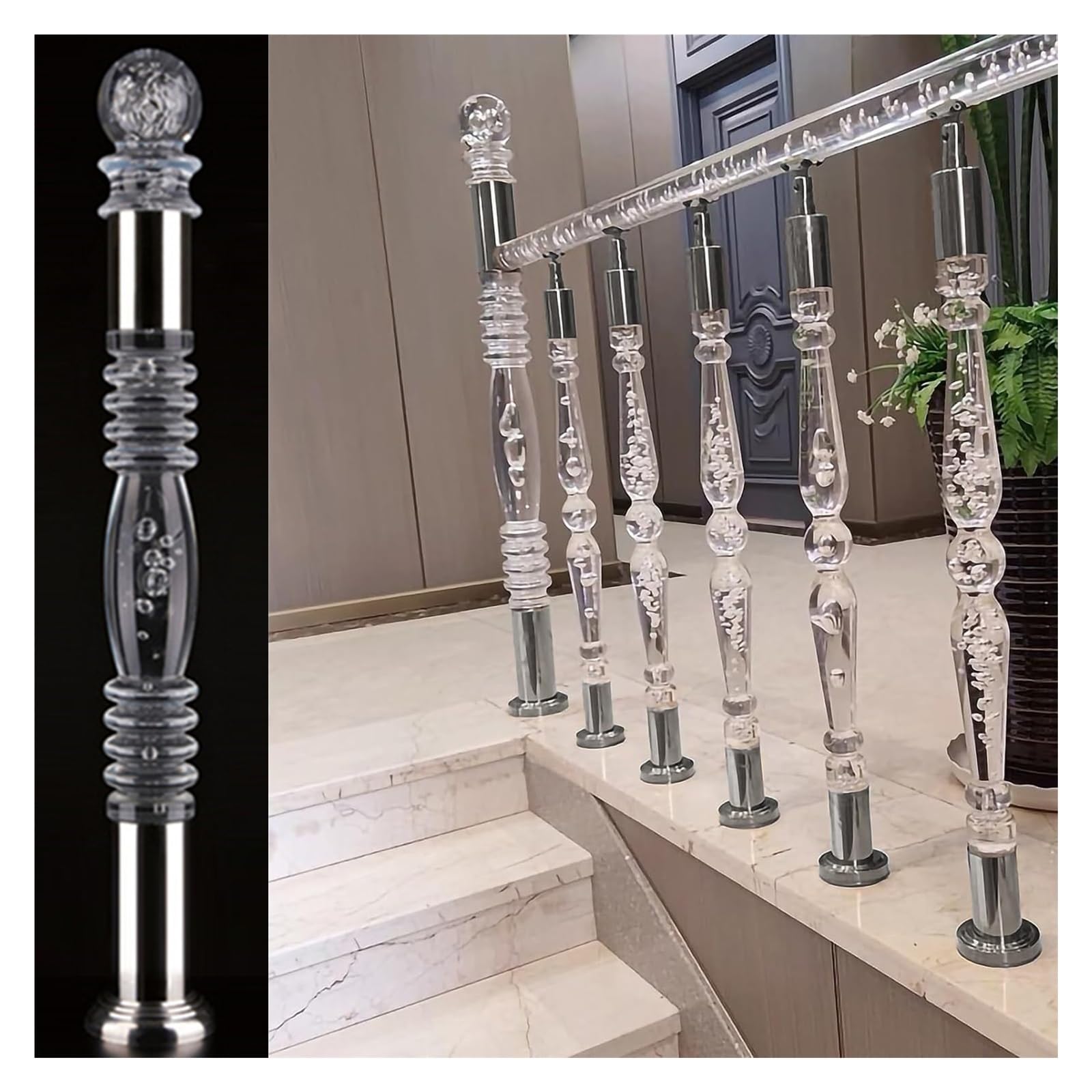 Finial Railing Acrylic Finials For Stairs Hardware Newel Finials Stair Warehouse