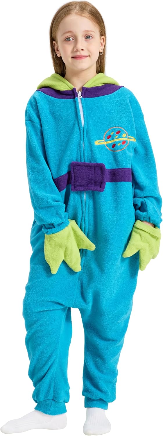 Wishliker Kids Animal Onesie Pajamas Halloween Cosplay Costume One Piece
