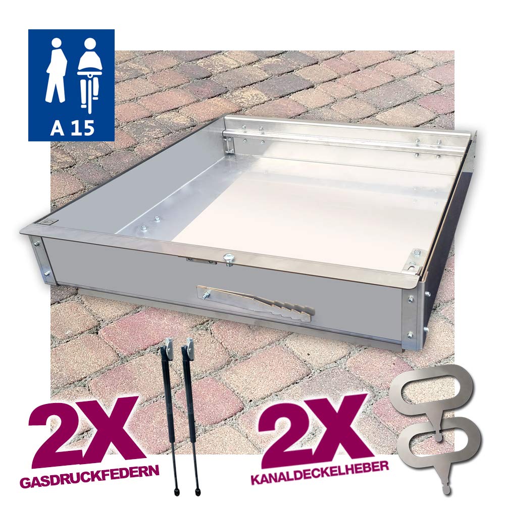 SCHACHTABDECKUNG EDELSTAHL SCHACHTDECKEL Revisionsschacht 500x500x50 EN 124 305506625003 SCHACHTABDECKUNG EDELSTAHL SCHACHTDECKEL Revisionsschacht 500x500x50 EN 124 305506625003