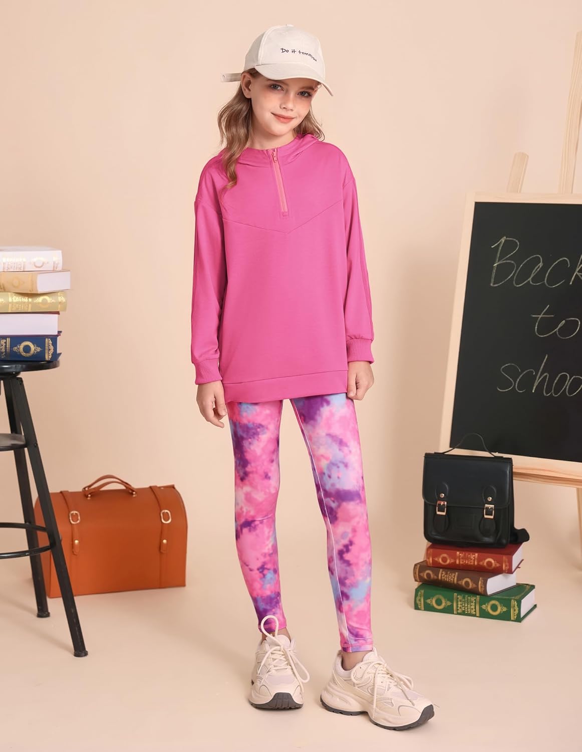 GRACE KARIN Girls Hoodie + Leggings Set Teen Long Sleeve Fashion Sweatshirts Sweatpant Fall Outfit Winter Clothing 6-14 - Image 3