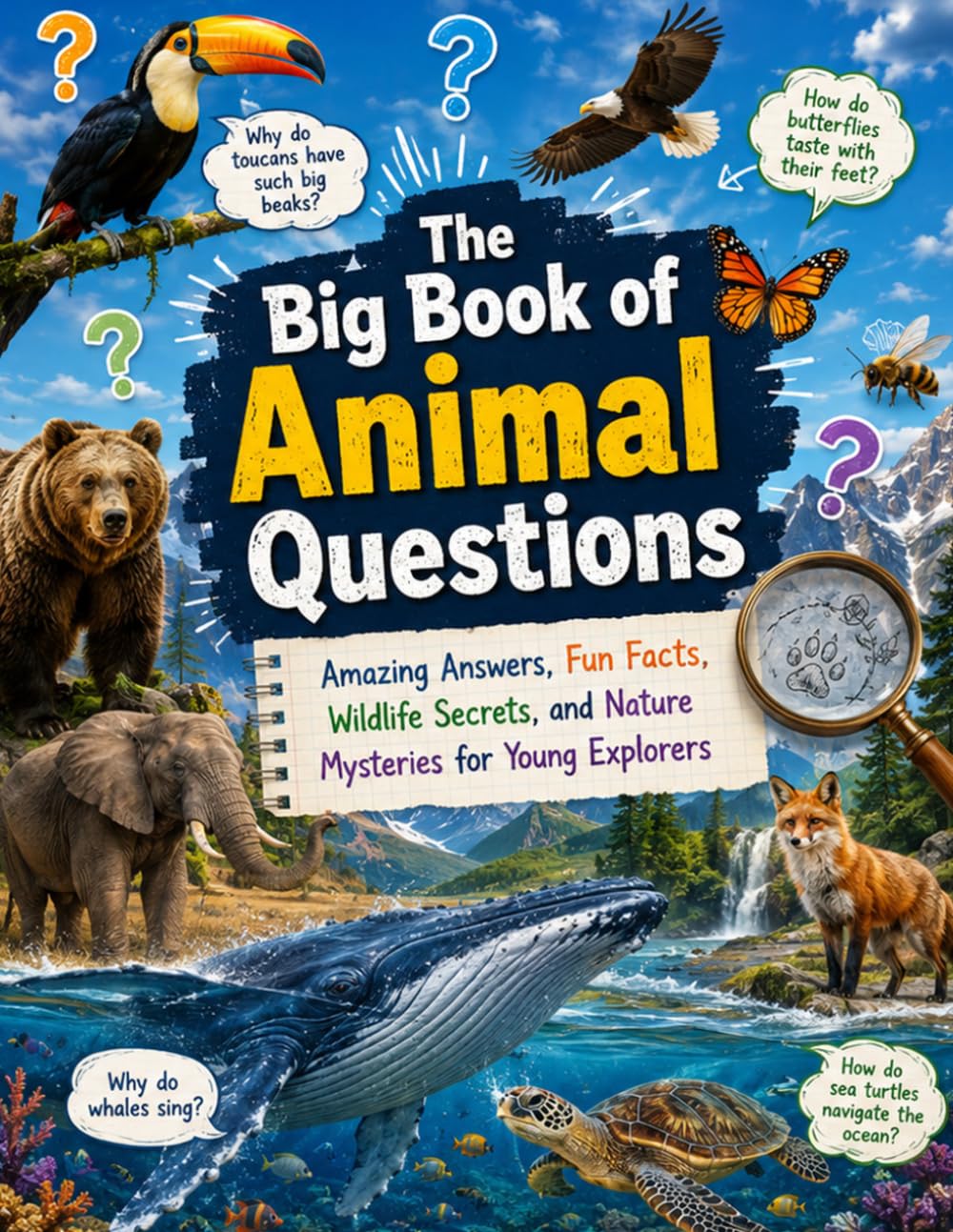 The Big Book of Animal Questions: Amazing Answers, Fun Facts, Wildlife Secrets, and Nature Mysteries for Young Explorers