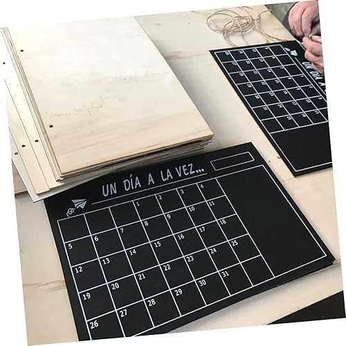 Miniatura 2 de Pizarra de madera de una sola cara para colgar para certificados, pizarra para niños, planificador mensual, Pizarrones para niños, tablero de