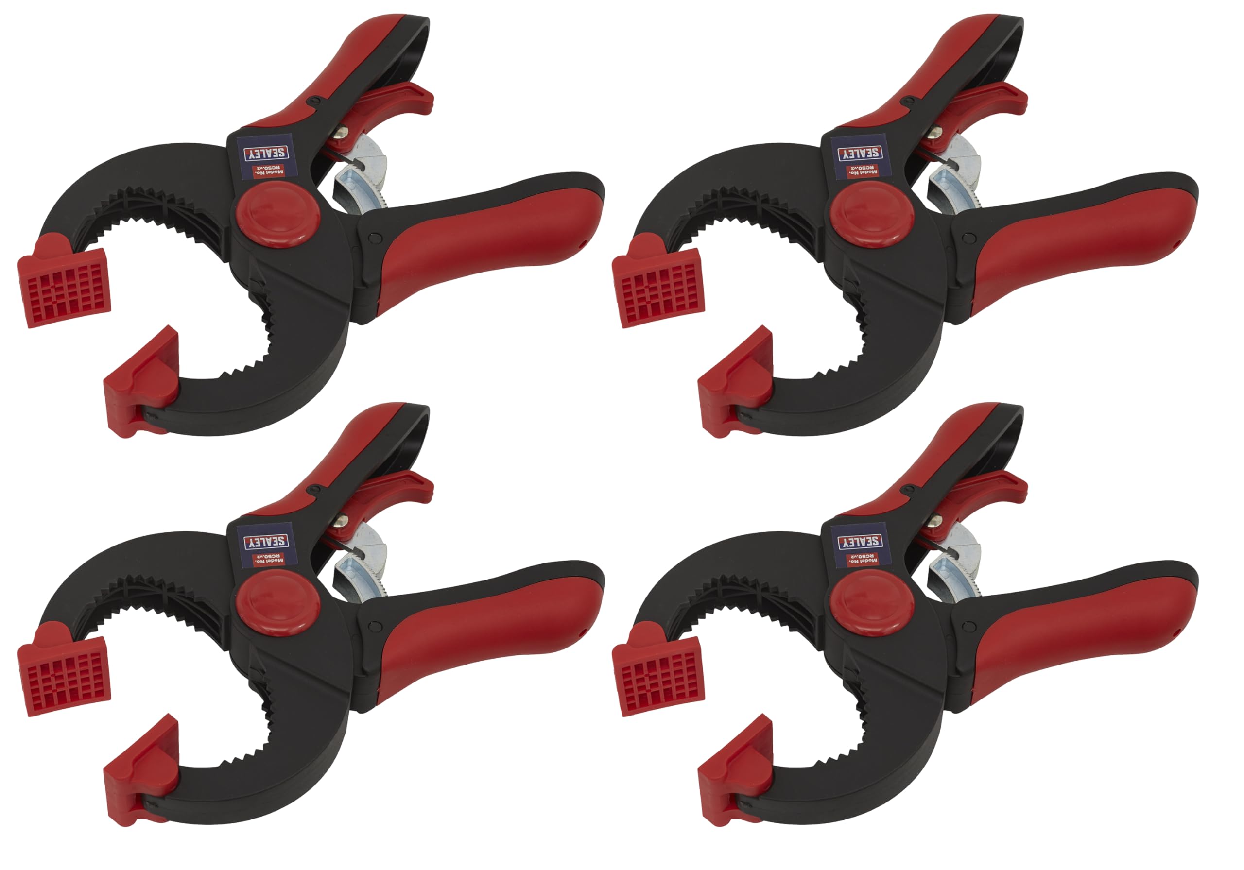 Sealey Ratchet Clamp 45Mm 4Pc Set