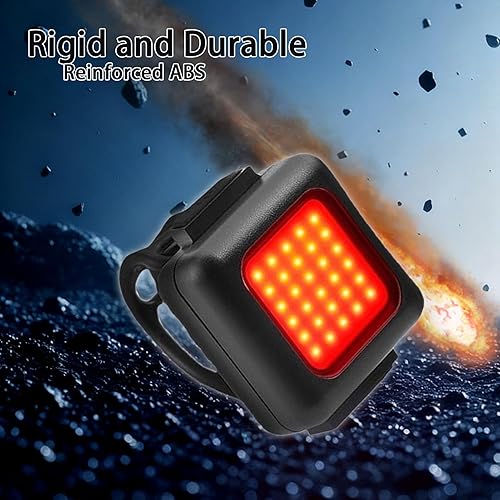 Miniatura 3 de Juego de luces de bicicleta 3+3 modos, juego de luces recargables para bicicleta ultra brillantes, luces impermeables IPX5 para bicicleta de noche,