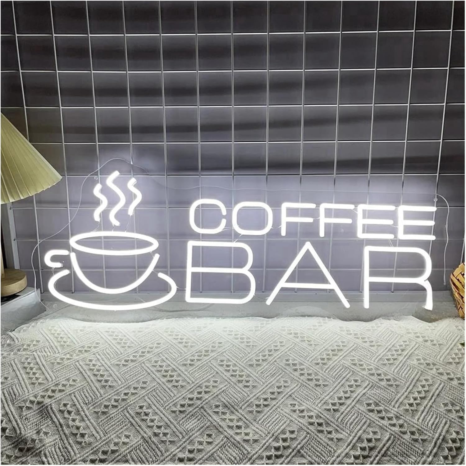 Aextroi neon Lights Sign Neon Sign Lights for Coffee Bar, Powered Signs for Wall Decor, Office(45cmx18cm)