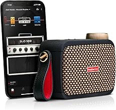 Amplificador de guitarra inteligente ultra portátil Positive Grid Spark GO 5W, amplificador para auriculares y altavoz Bluetooth con aplicación inteligente para guitarra eléctrica, acústica o bajo