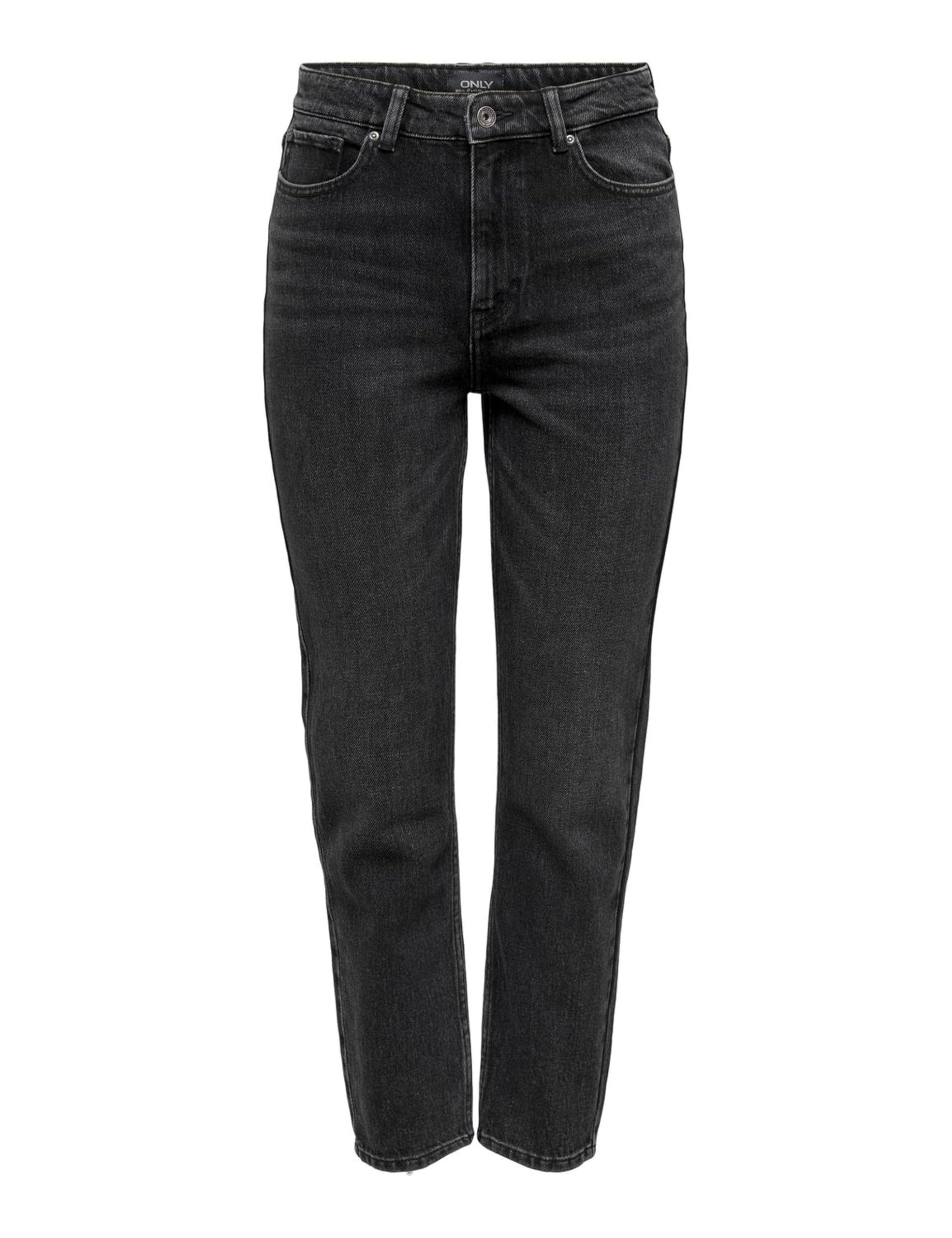 Only Womens ONLEMILY Life HW STR ANK DNM NAS997 NOOS Jeans, Black Denim, 30 / "30