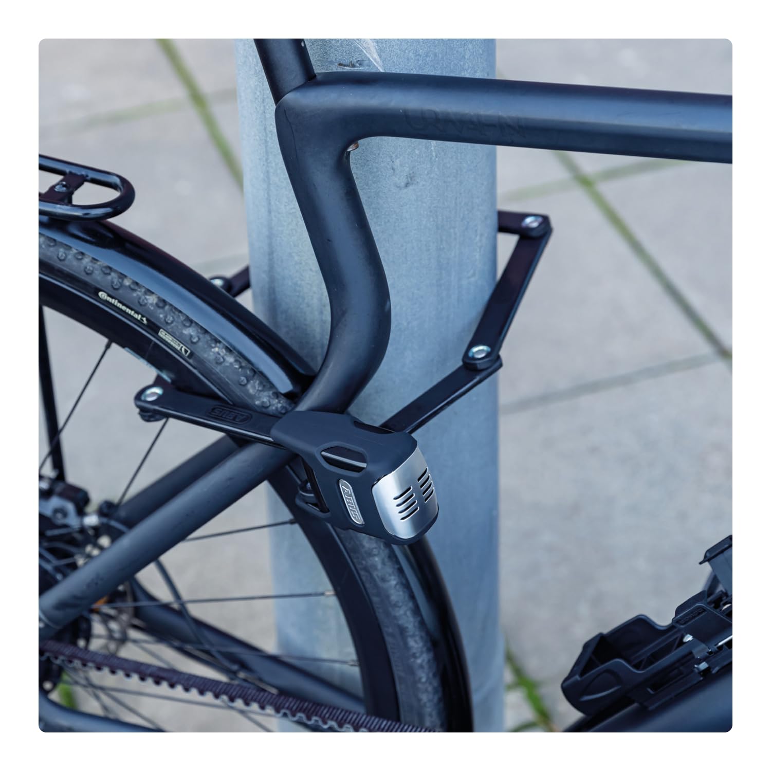 ABUS Faltschloss Bordo Alarm 6000KA SH mit Halterung – Fahrradschloss aus gehärtetem Stahl – mit 100 dB Warnton und XPlus Zylinder – ABUS-Sicherheitslevel 10