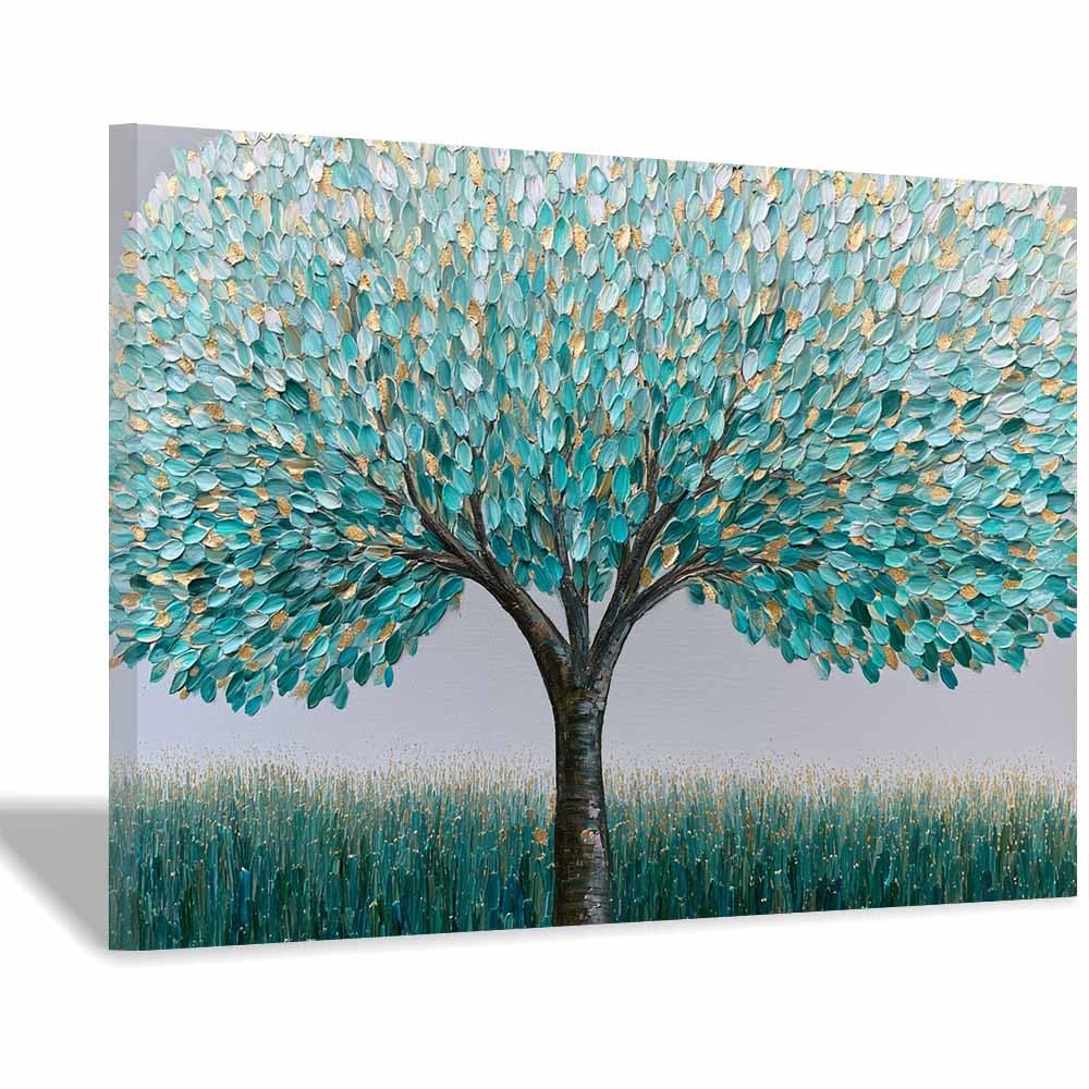 HOQIU Canvas Wall Art Dual tone magics tree tree poster, landscape wall art, for Living Room Bedroom Bathroom.(Multicolor)-60x80cm Framed