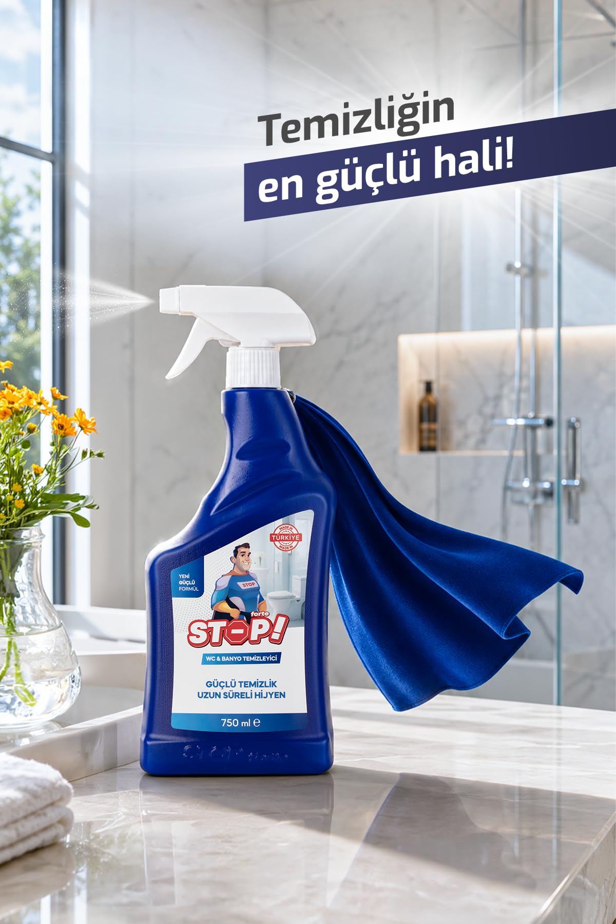 Stop Forte WC & Banyo Temizleyici