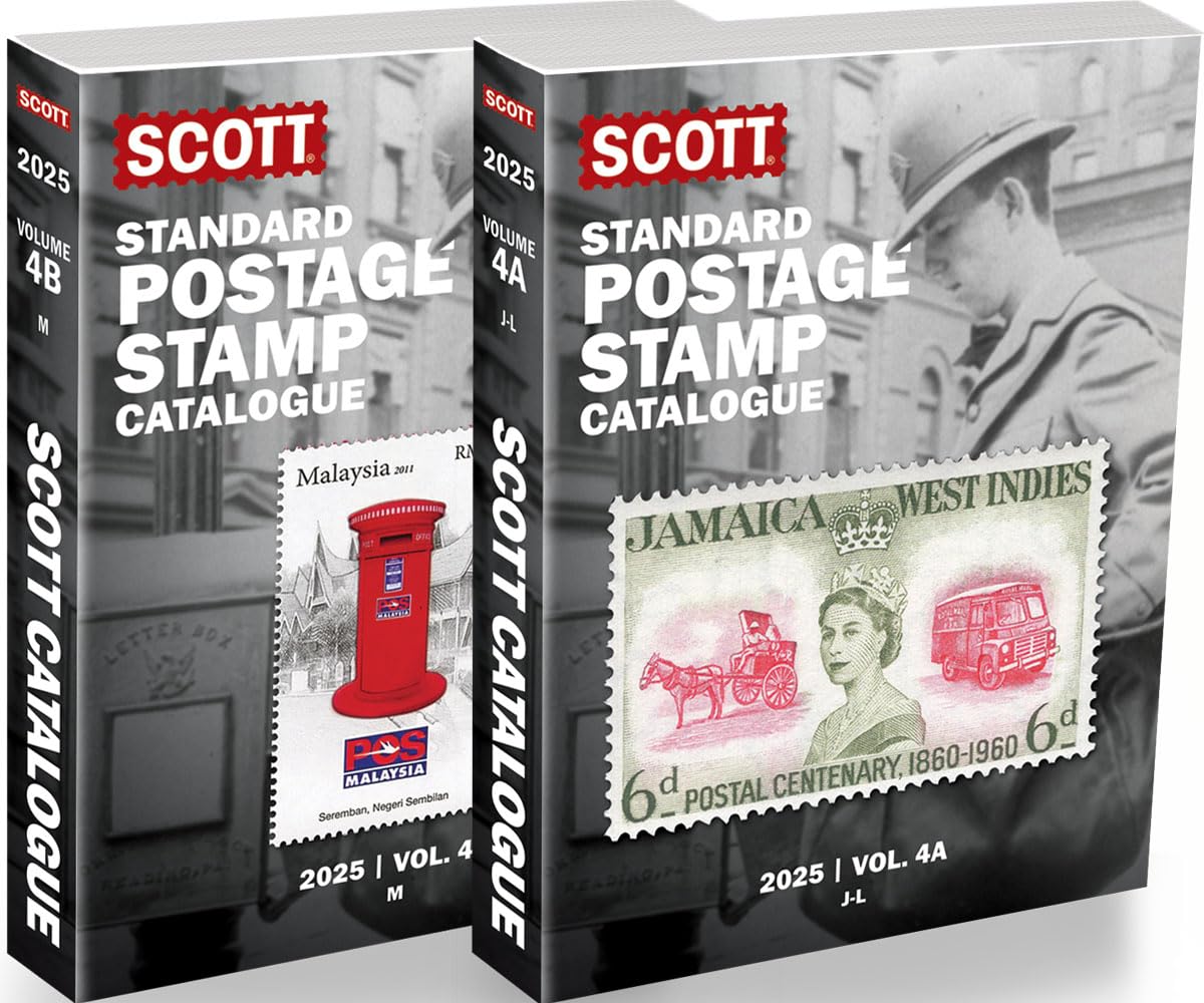 Scott Stamp Postage Catalogue Countries 2025 Jm (4 A&B) (Scott