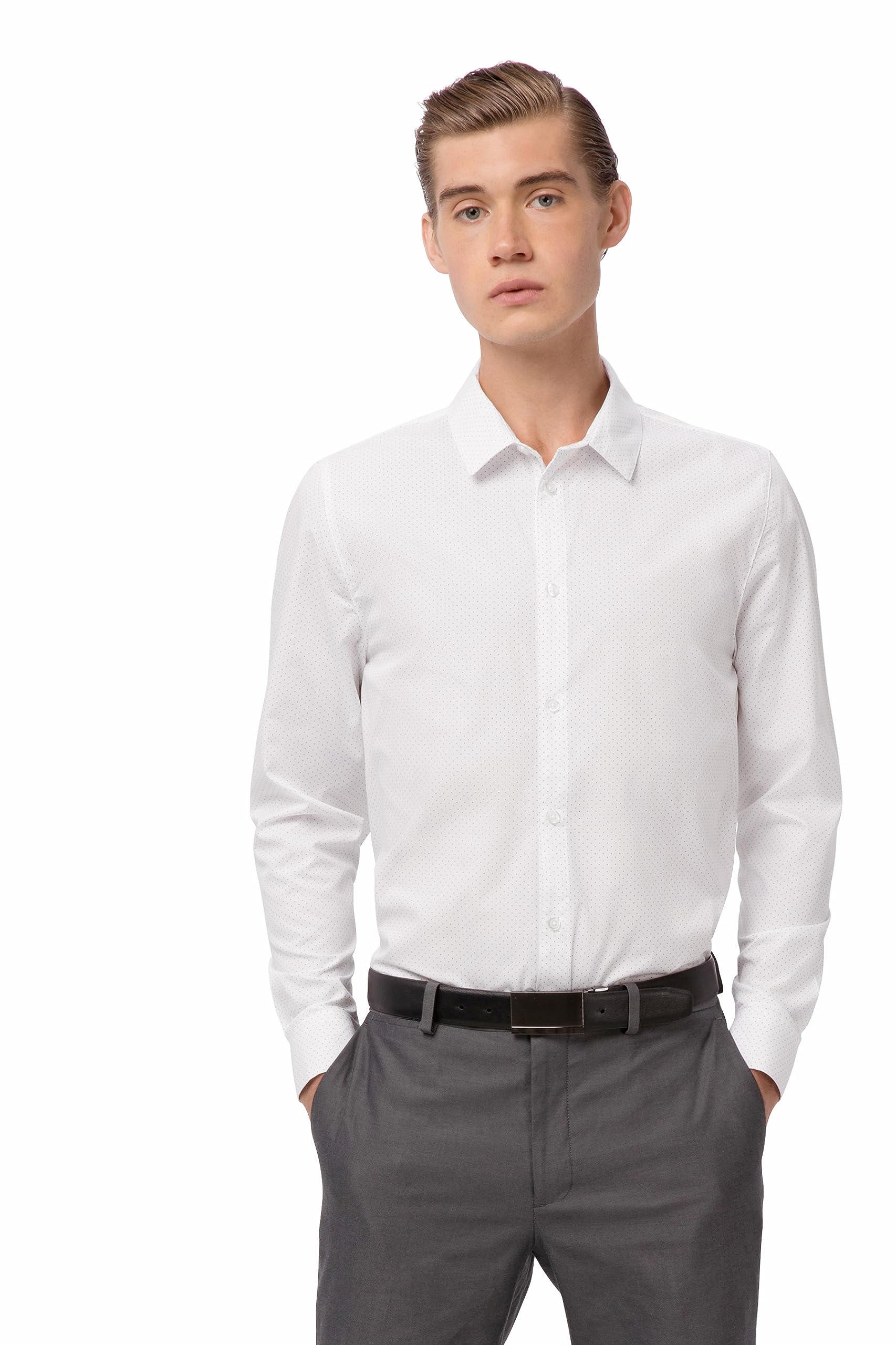 Chef Works Mens Deco Shirt Camicia Button-Down Uomo