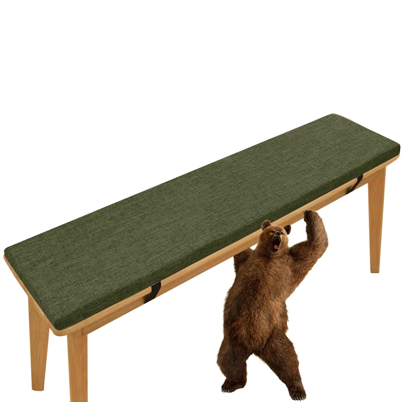 Cuscini per divano da esterno, 121 x 40 cm, 106 x 45 cm, cuscinetti in schiuma ad alta densità antiscivolo traspiranti per patio, panca da giardino e altalena (colore: n. 14, dimensioni: 119,4 x 35,6