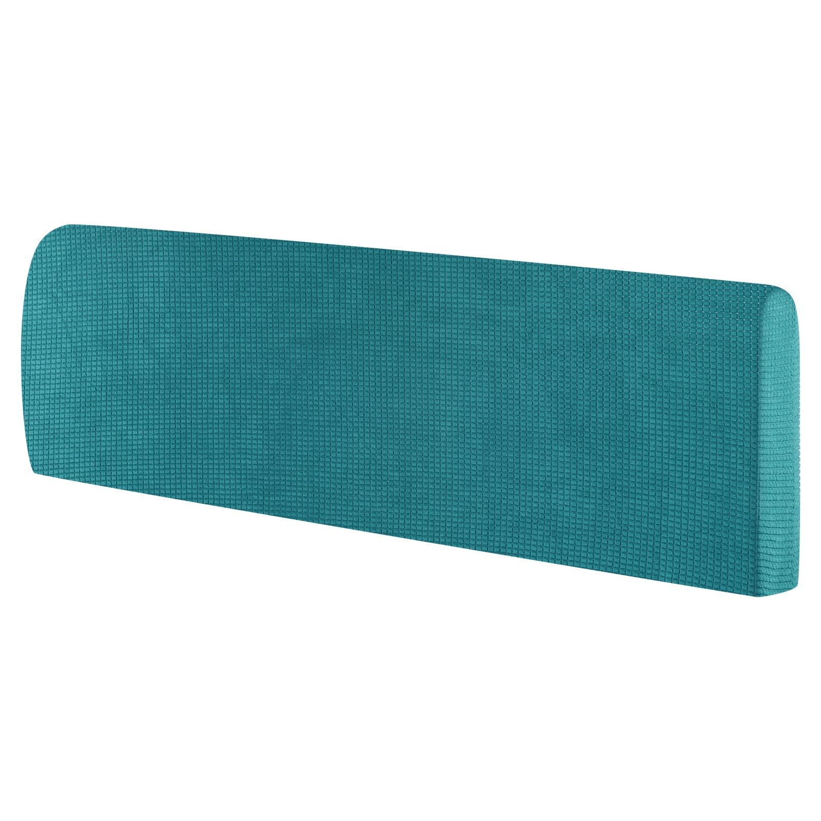 sourcing map Bed Headboard Slipcover, 1.8m Stretch Bed Headboard Cover Blue
