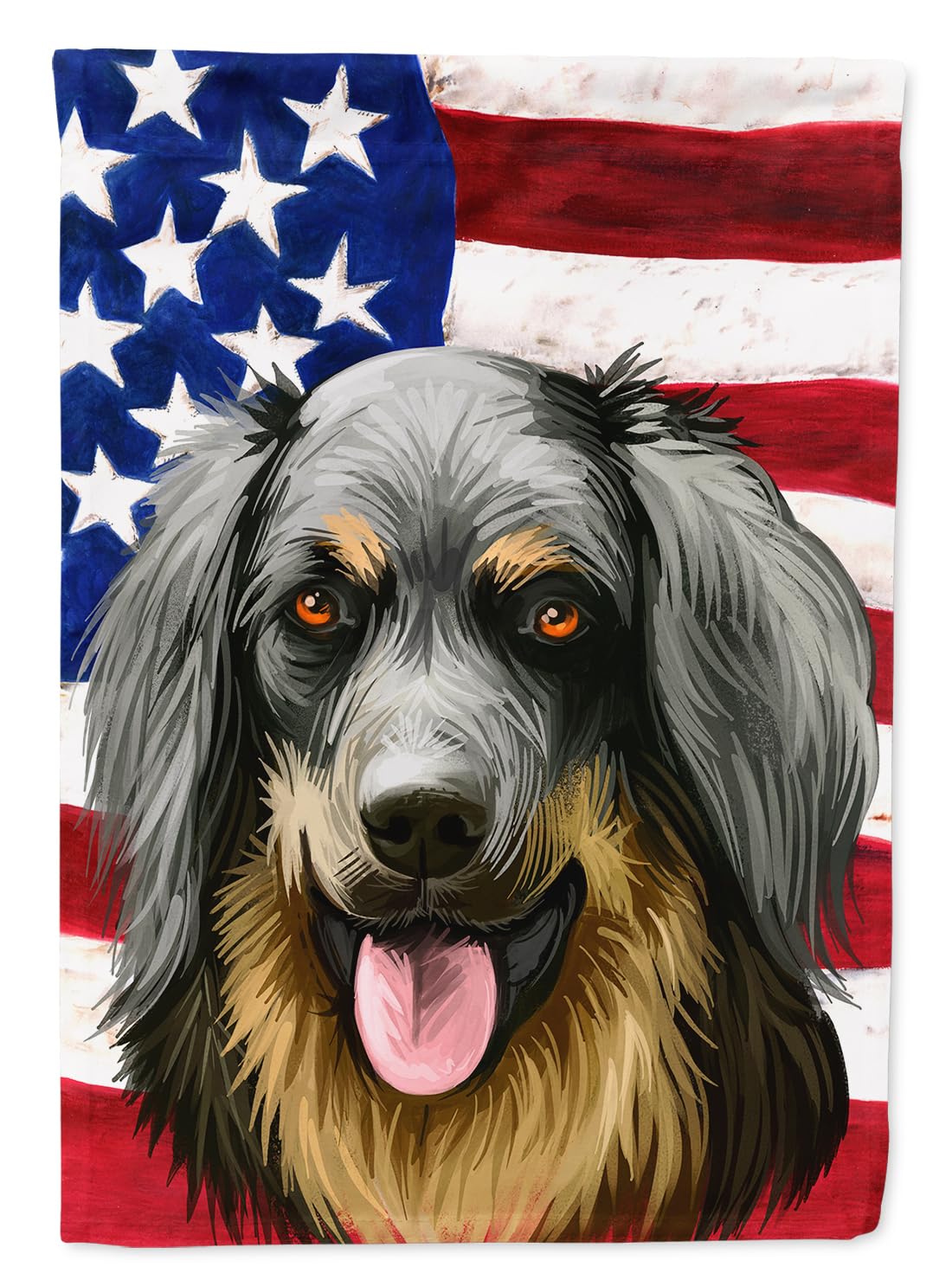 Hovawart drapeau américain honorez votre chien fidèle grand pavillon de maison en toile