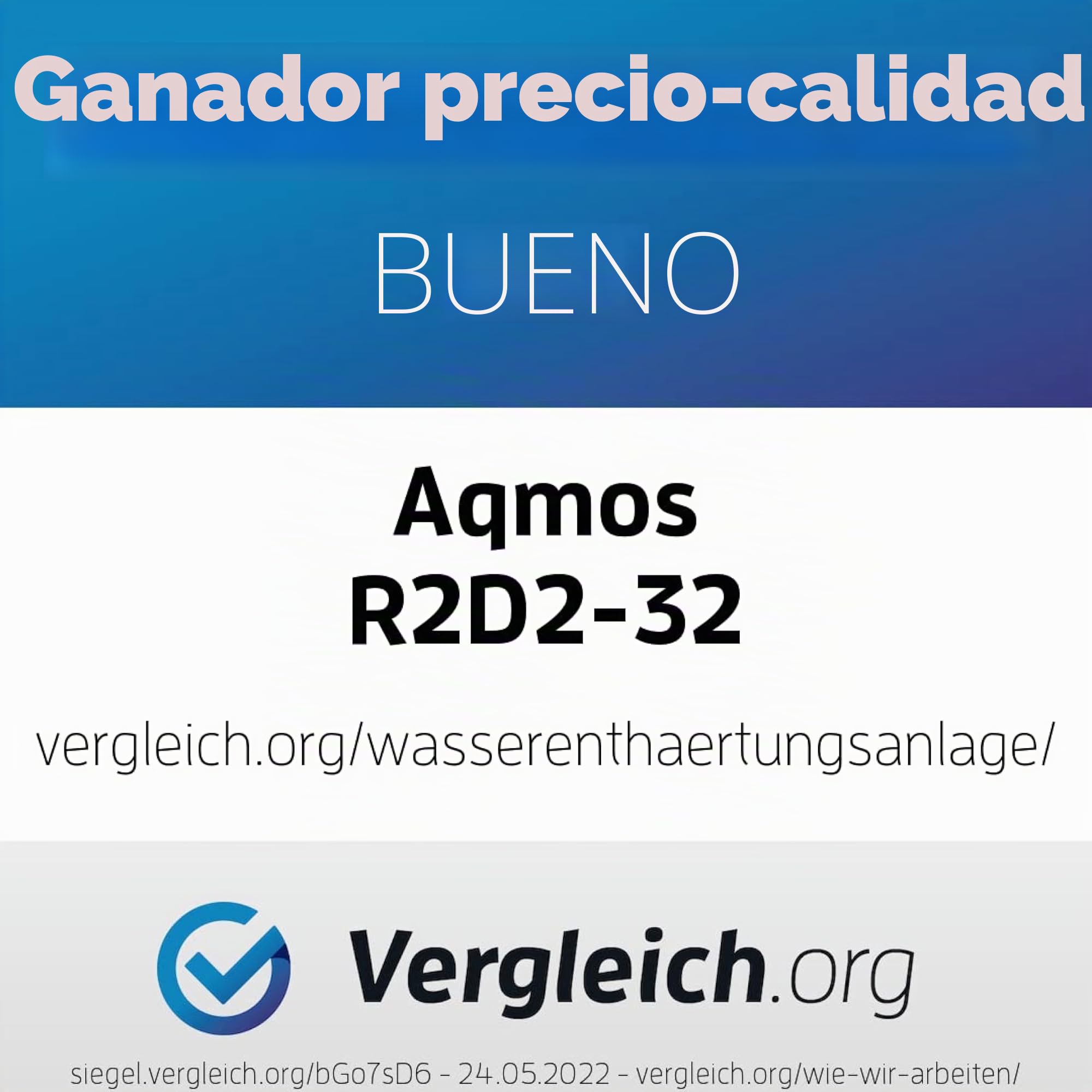 Instalación de descalcificación de agua Aqmos R2D2-32 Edición Negra con kit de conexión de 2,5 cm y bloque de montaje, descalcificador para hogares de hasta 3 personas, descalcificador para agua