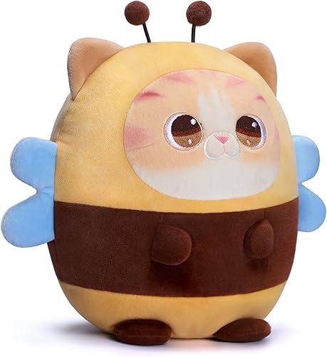 Almohada Kawaii de peluche para niños, lindo animal de peluche Kawaii, peluche suave con disfraz, juguetes de peluche esponjosos, regalo para niñas