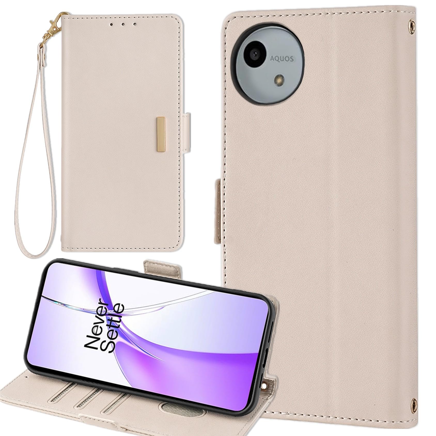 Amazon.co.jp: AQUOS wish4 SH-52E ケース 手帳型 ウィッシュ4 