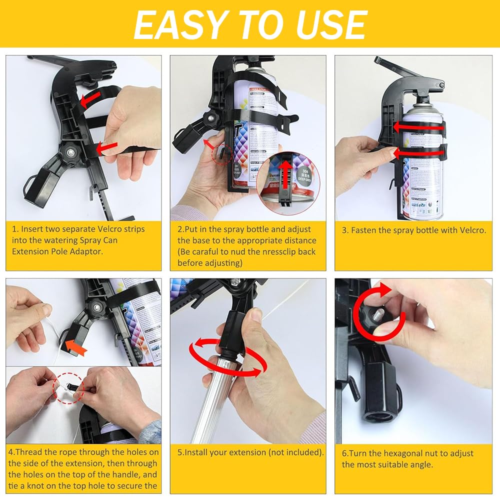 Lance Télescopique Avec Buse, Pulverisateur Lance Telescopique Haute Pression 5 Sections Pour Le