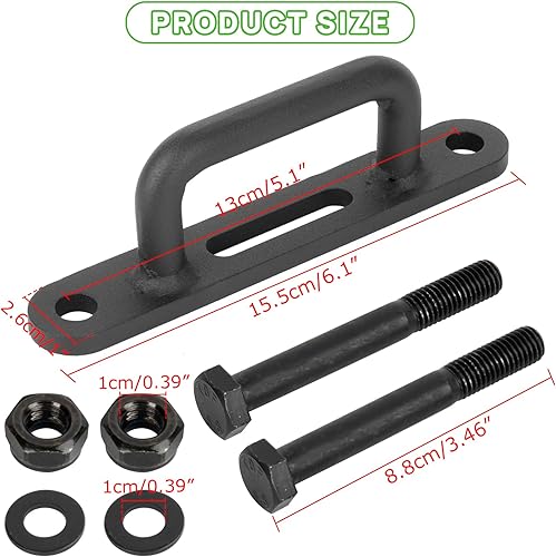 Miniatura 4 de Gancho de remolque delantero y trasero, psler UTV Gancho de remolque resistente para accesorios Teryx KRX 1000 2020-2025 2020 2021 2022 2023 2024