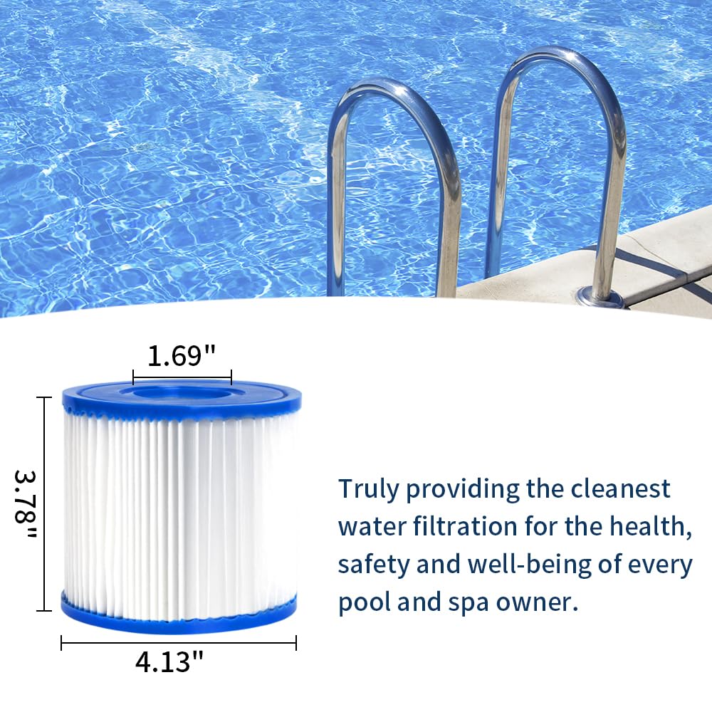 WuYan 2 szt. filtr do letnich ucieczek POOLPURE filtr typu D, letnie fale P57100102, do SFS-350 RP-350 RP-400 RP-600 RX-600