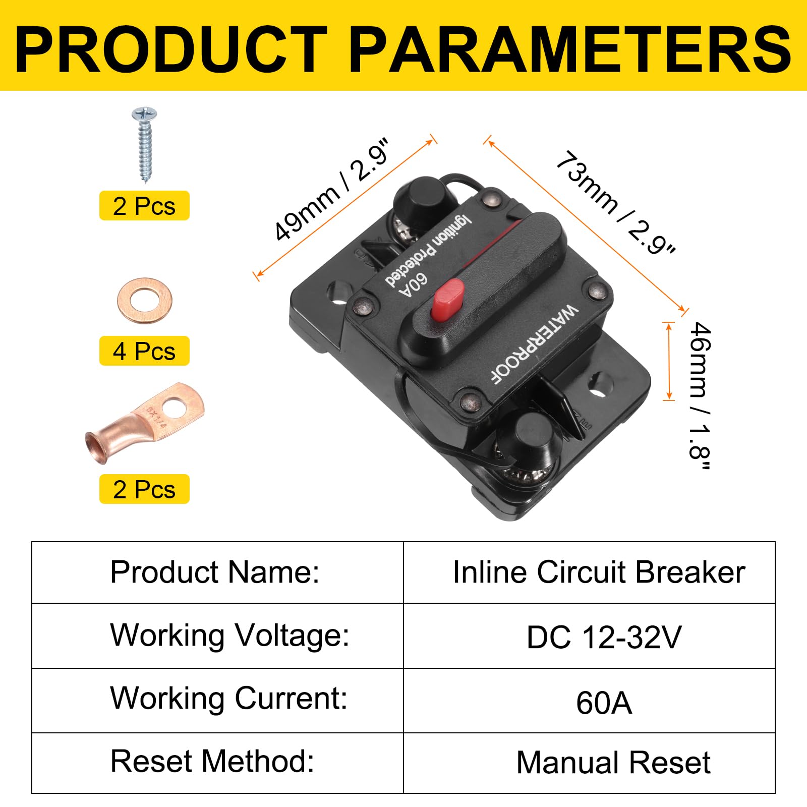 DMiotech 60A Circuit Breaker - Image 2