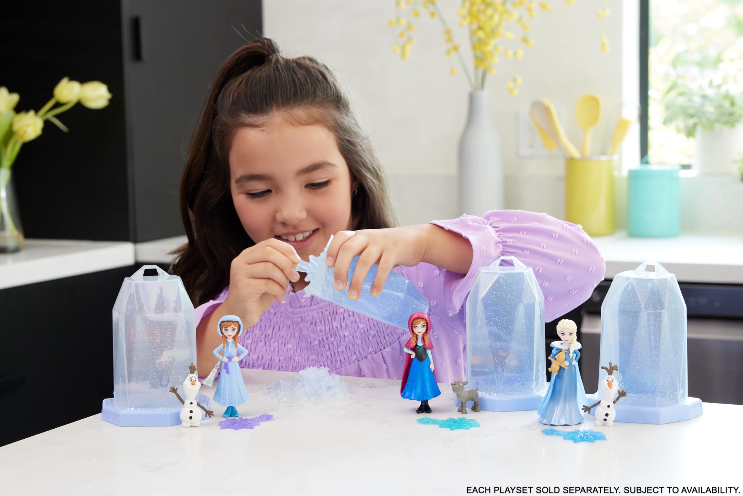 Disney Frozen Small Doll Ice Reveal with Squishy Ice Gel and 6 Surprises Including Character Friend & Play Pieces (Dolls May Vary) - Image 2