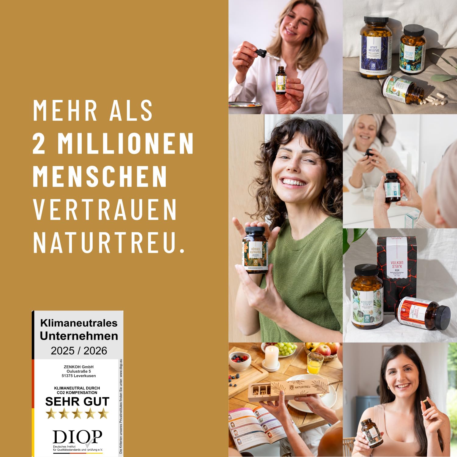 NATURTREU® Kurkuma Kapseln hochdosiert – 200mg Curcumin-Extrakt (30:1) entspricht 6.000mg Curcumin – hochdosiert 95% Curcumin pro Kapsel – Kurkuma Komplex mit Piperin & Vitamin C – vegan