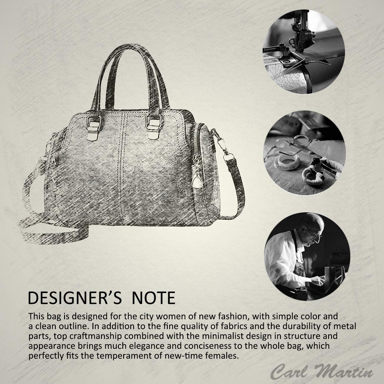 NICOLE&DORIS - Borse da donna alla moda, con manico superiore, stile retrò, borsa a tracolla, borsa da donna