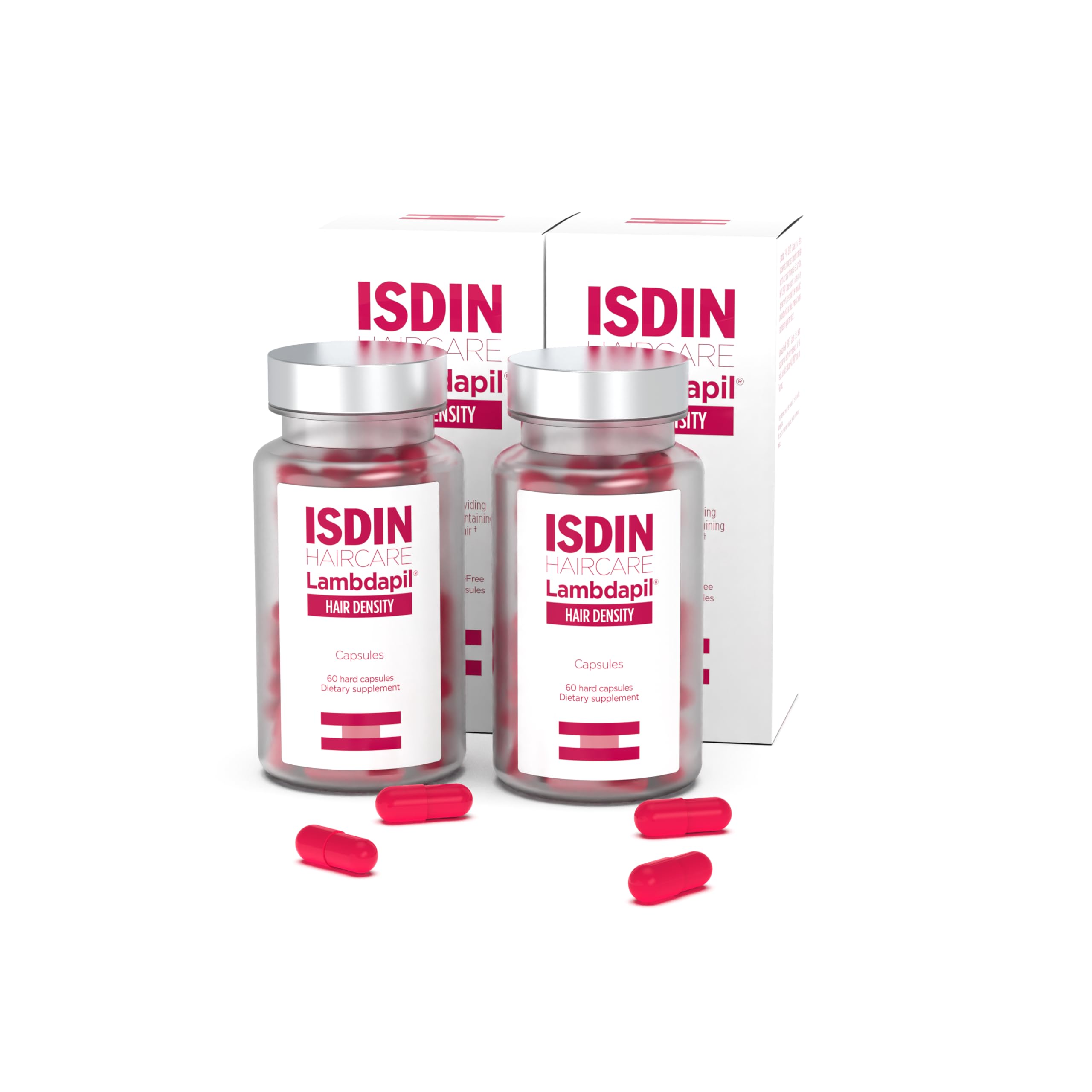 ISDIN Lambdapil Hair Density Capsules: Hair Thickening Vitamin Capsules for Thinning Hair