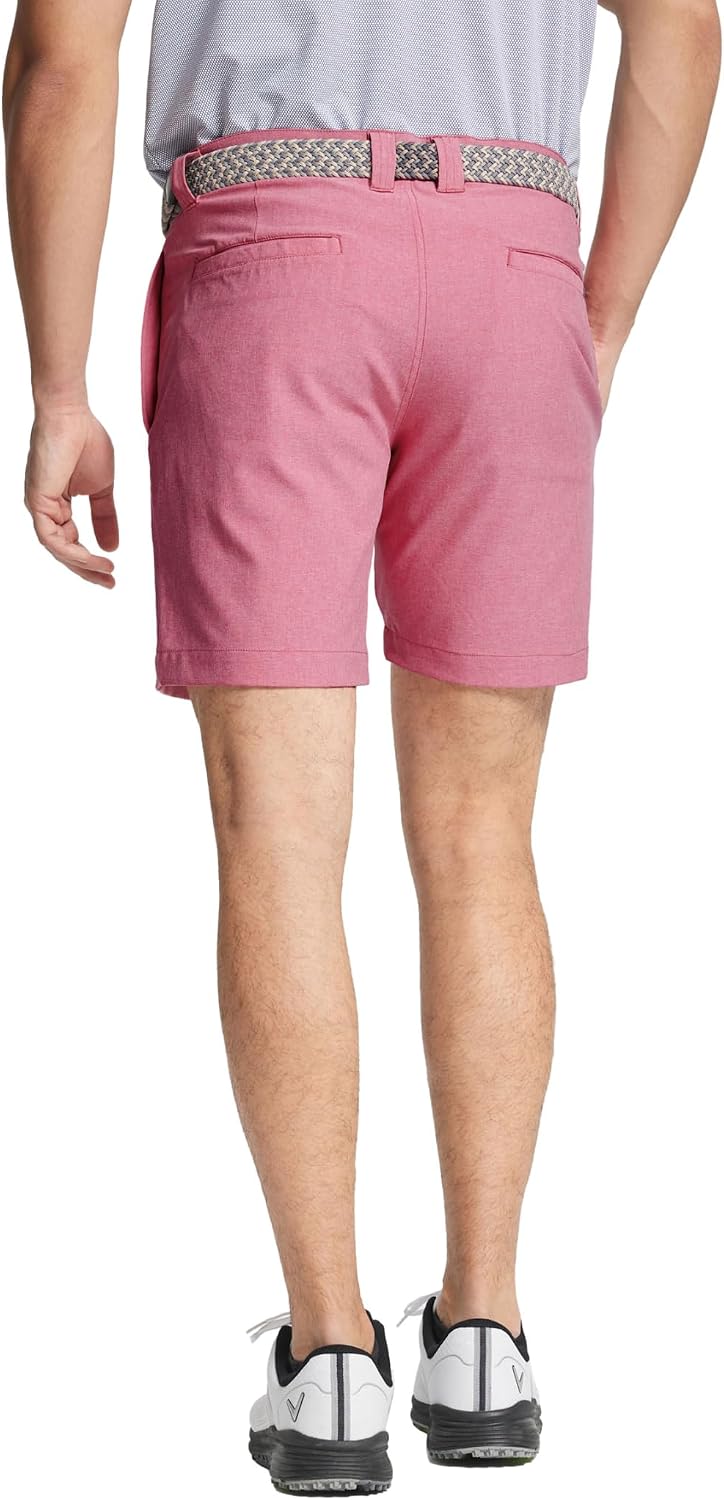 M MAELREG Golf Shorts Men 7 inch 9 inch Lightweight Dry fit Stretch Flat Front Casual Sport Heather Hybrid Flex Mens Shorts