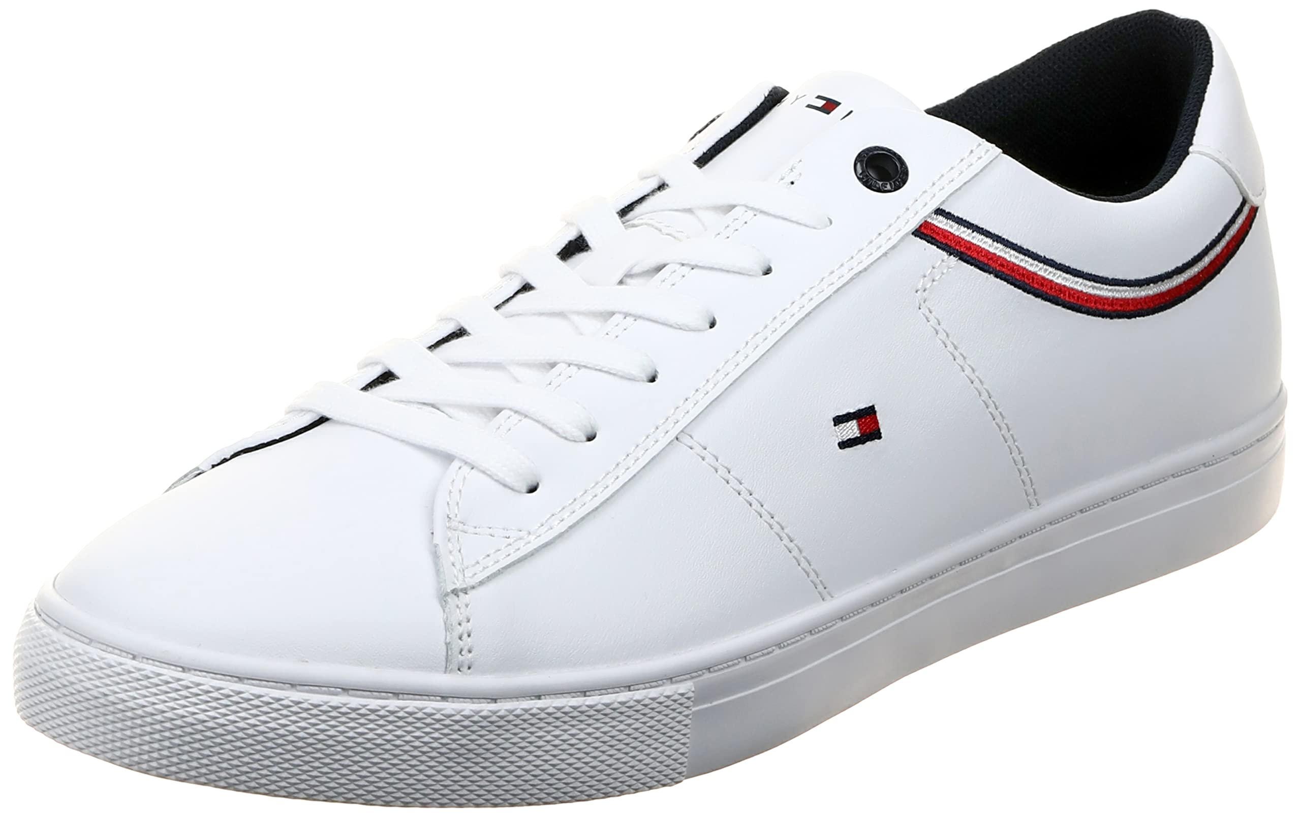 Tommy HilfigerEssential Leather mens Vulcanized Sneaker