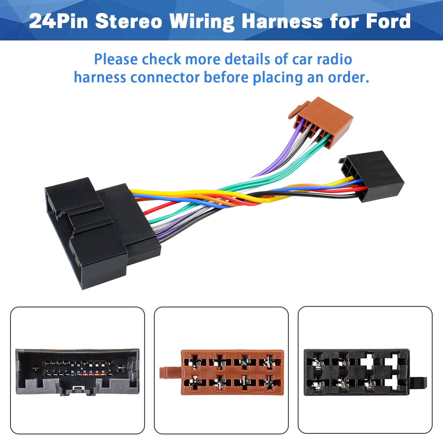 Ford F250 Stereo Wiring Harness Adapter