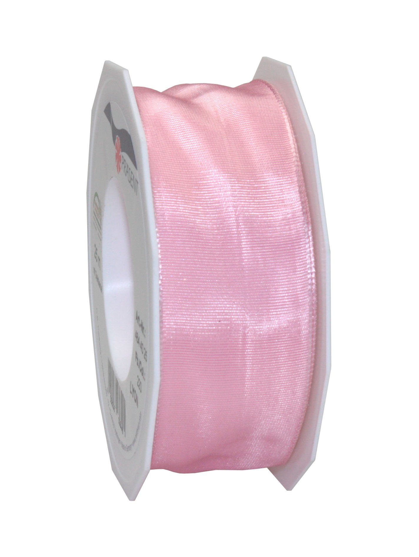 C.E. Pattberg Präsent - Lyon Wired Taffeta Ribbon Light Pink 40 mm width, 25 m length