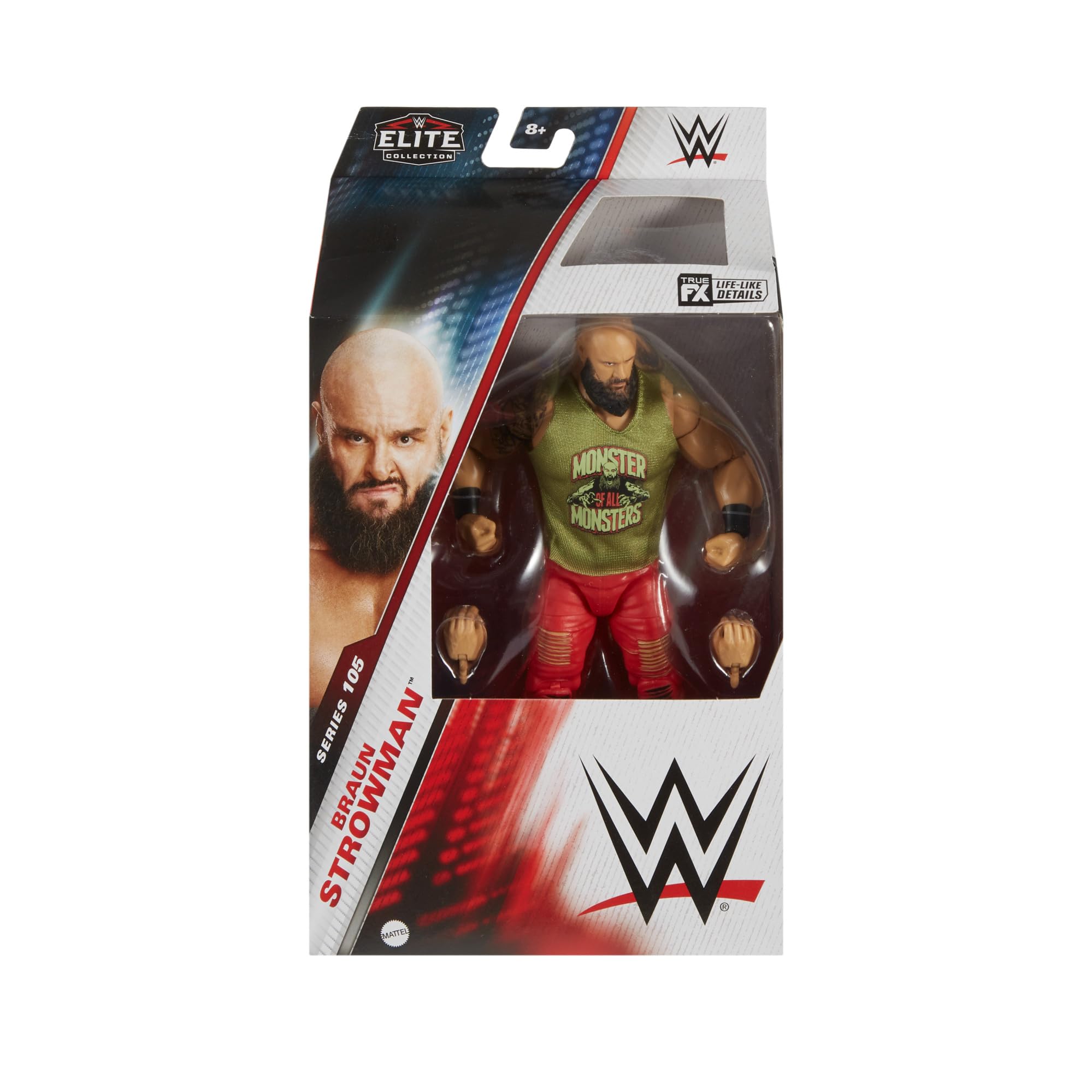 Amazon.co.jp: Mattel WWE エリートコレクション ブラウン ストロー 