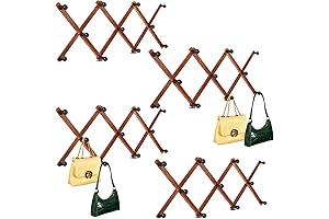 4 Pcs Accordion Wall Hanger: Expand Your Storage and Style