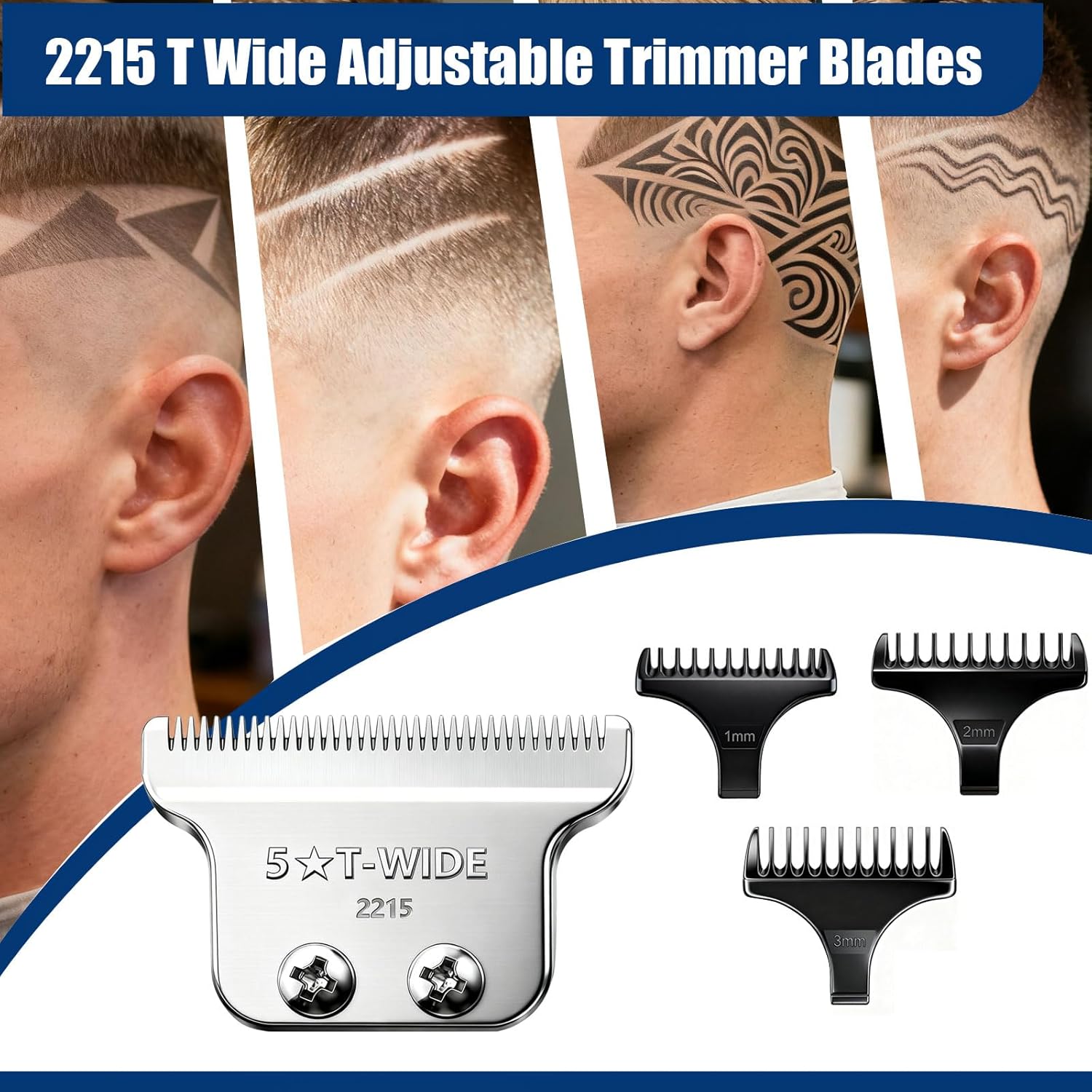 2215 調節可能な交換用Tワイドブレード Wahl 5 Star Serise Detailer Li Trimmer 8081お