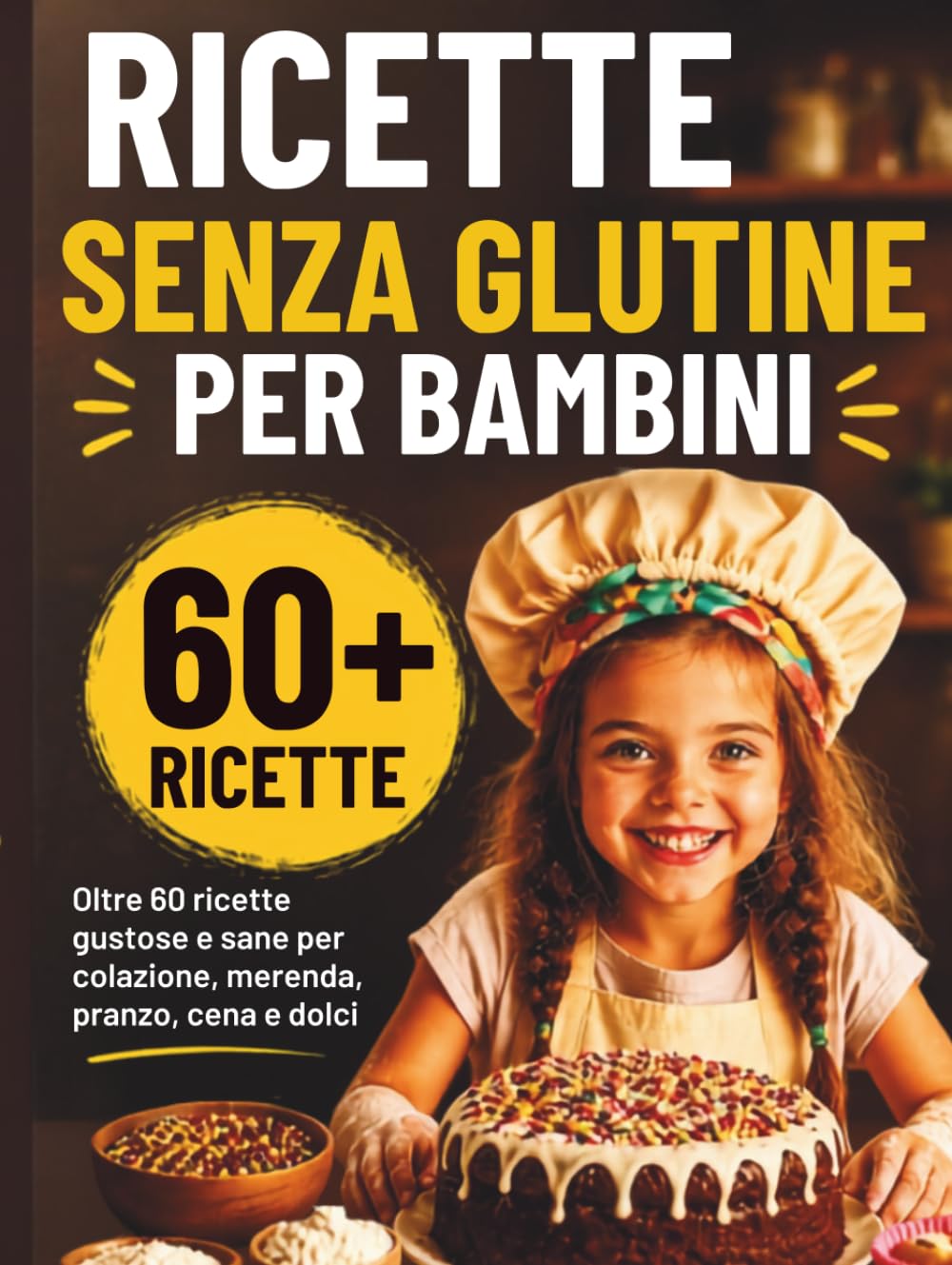 Ricette Senza Glutine per Bambini: Oltre 60 idee sane e gustose per colazione, pranzo, merenda, cena e dolci perfette per i più piccoli