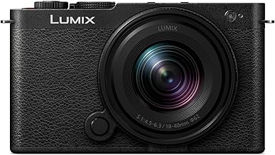 Panasonic LUMIX S9 Cámara sin espejo de marco completo con lente S 0.709-1.575 in F4.5-6.3, cuerpo compacto, ligero, perfecto para redes sociales y viajes, cámaras para fotografía, DC-S9NK