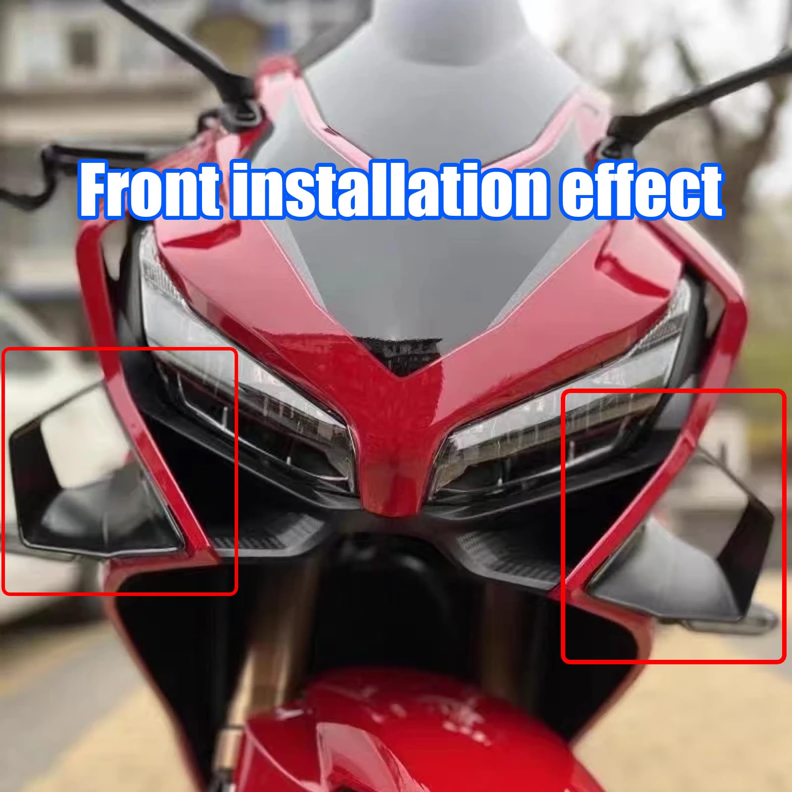 バイクアクセサリースタイリング バイクウイングレット空力ウイングスポイラーに適合するCBR650F CB650F CBR650R C CB650Rに適合する｜スポイラー・ウイングの商品一覧｜バイクパーツ・用品の総合オンラインストア Webike