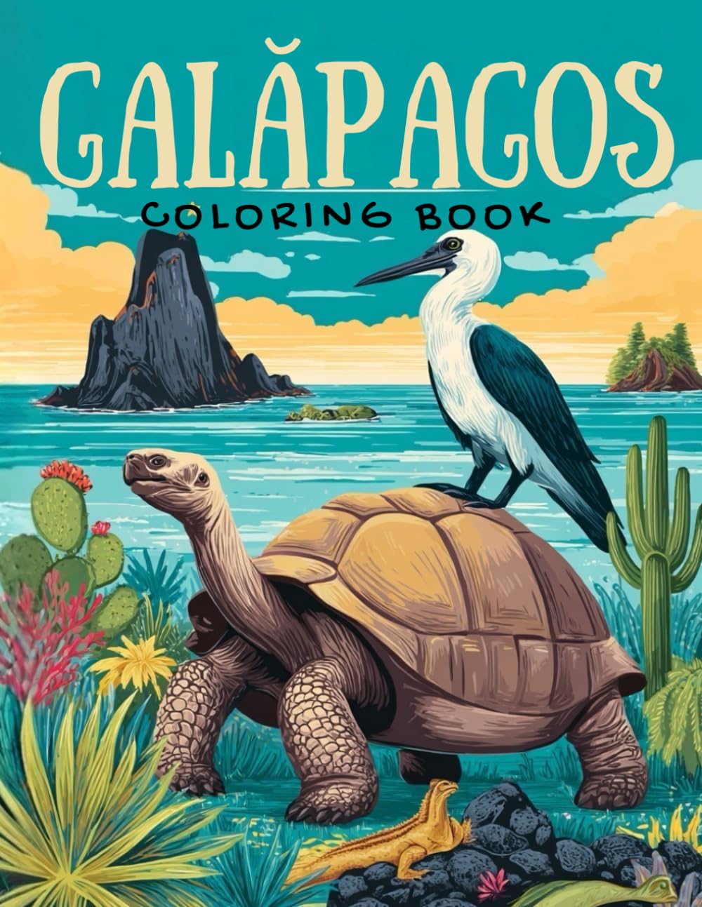 Galápagos Coloring Book: Discover the Islands’ Wildlife Through Fun Learning and Creative Exploration (World National Parks Coloring Series)