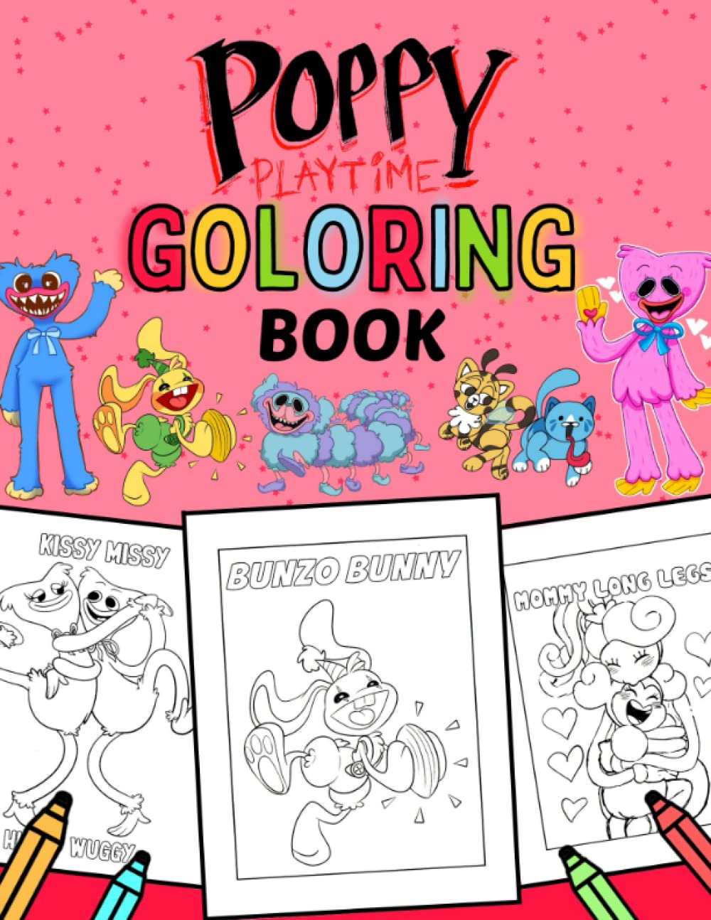 Poppy Playtime Coloring Book 60 Fun Coloring Pages Featuring Your ...