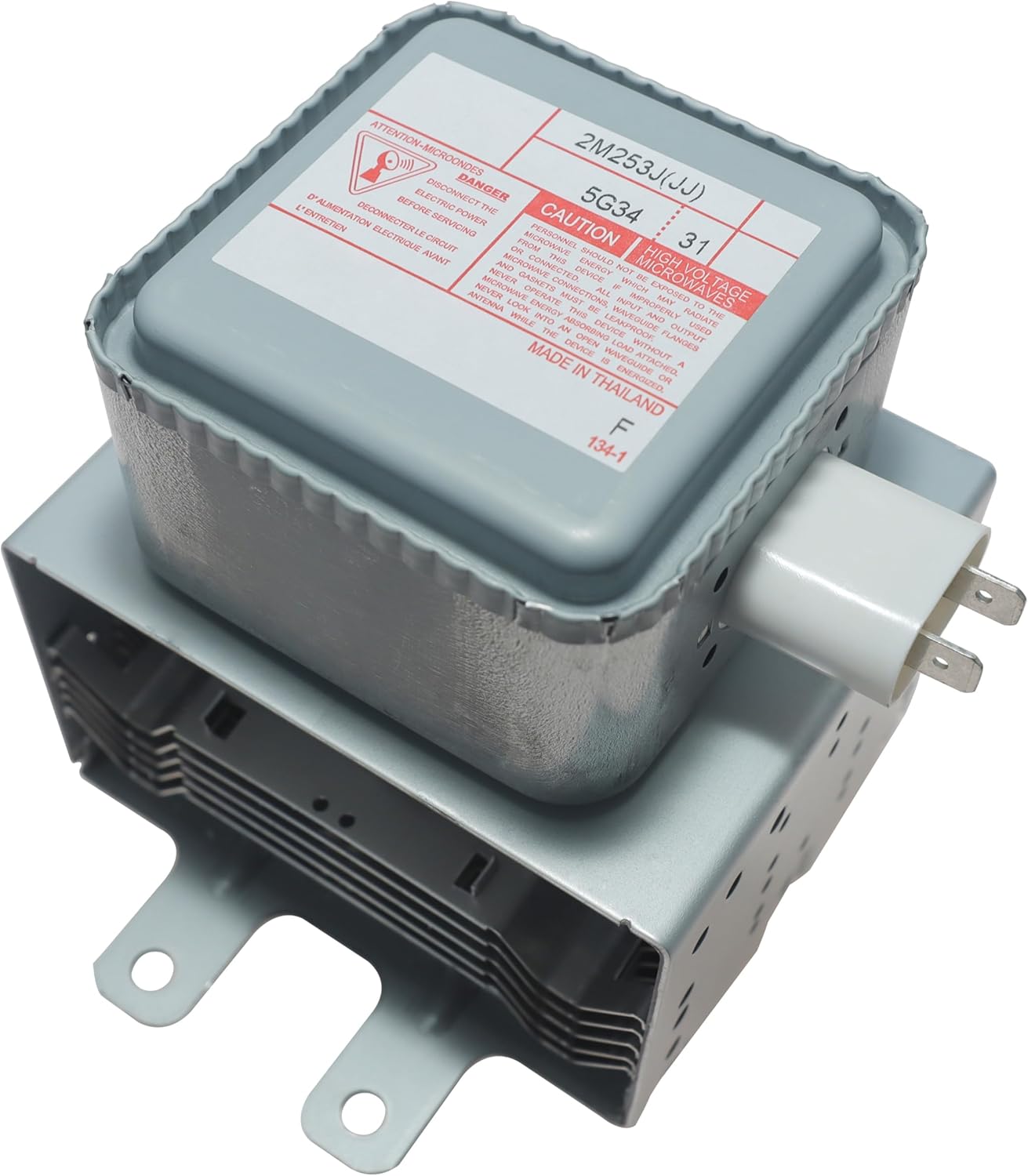 2M253JMagnetron Long Leg is Compatible with Replacement Parts for Whirlpool Microwave Ovens 2M253J 2M240J 2M248J WMH32519HZ06 WPW10693025 QP5283206PAZ120