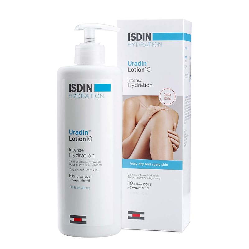 ISDIN Uradin 10 Loção Corporal com Ureia 10% para Pele Seca e Muito Seca, 400 mL
