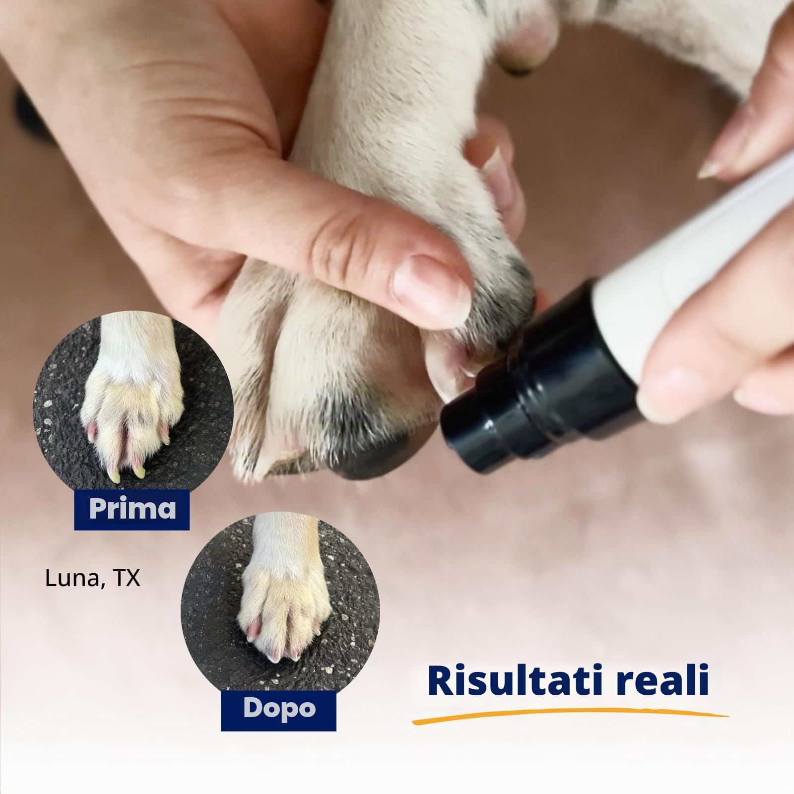 Silent Groom Pro Tagliaunghie per animali domestici | Tagliaunghie silenzioso per cani, gatti e altri animali | Toelettatura delle unghie sicura e senza stress, ideale per cani sensibili di
